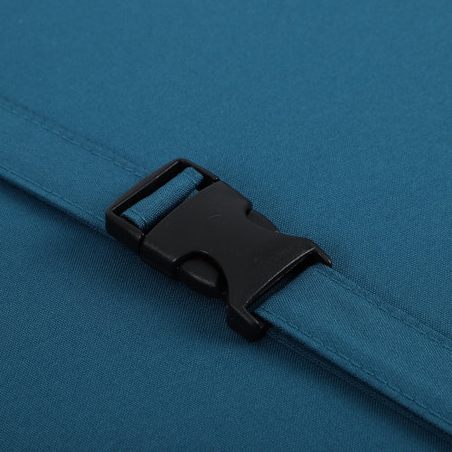 2PCS Set Outdoor Lounge Chair Cushion Replacement Patio Funiture Seat Cushion Chaise Lounge Cushion-lake blue