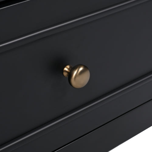 20" Bathroom Vanity with Sink, Bathroom Cabinet with A Door, Door Shelf Storage and Adiustable Foot Pads, A Drawer, Black