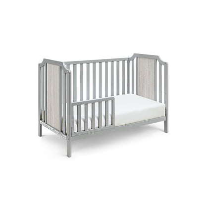 3-in-1 Convertible Crib Gray/Graystone