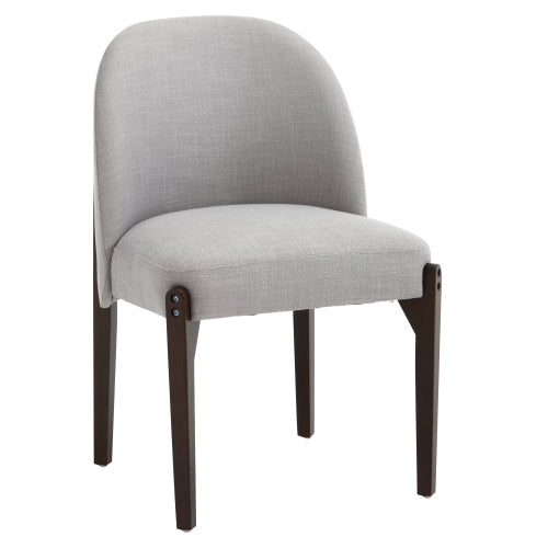 Wooden Dining Chairs Set of 2, Modern Fabric Upholstered Dining Room Chair Kitchen Chairs, Farmhouse Dinner Chair for Kitchen Dining Room