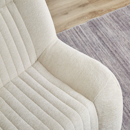 Adult Oversized Chenille Bean Bag Chair with Armrests, Floor Lazy Sofa