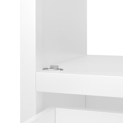 20" Bathroom Vanity with Sink, Bathroom Cabinet with A Door, Door Shelf Storage and Adiustable Foot Pads, A Drawer, White