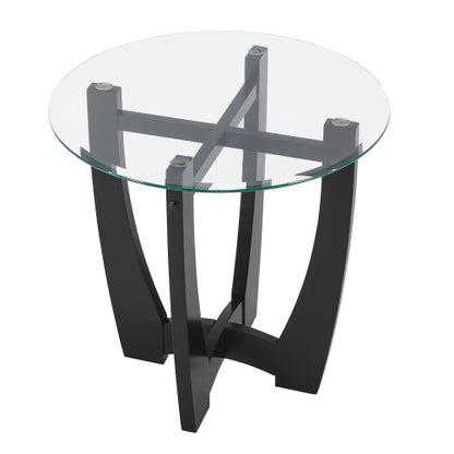 23.5inch  Round Glass Coffee Table
