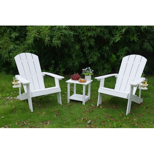 2-Piece All-Season Outdoor Lounge Chairs Perfect For Patio Chats & Garden Leisure Gatherings