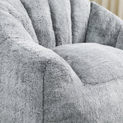 Adults Armrest Bean Bag Chair High-Density Foam Lazy Sofa
