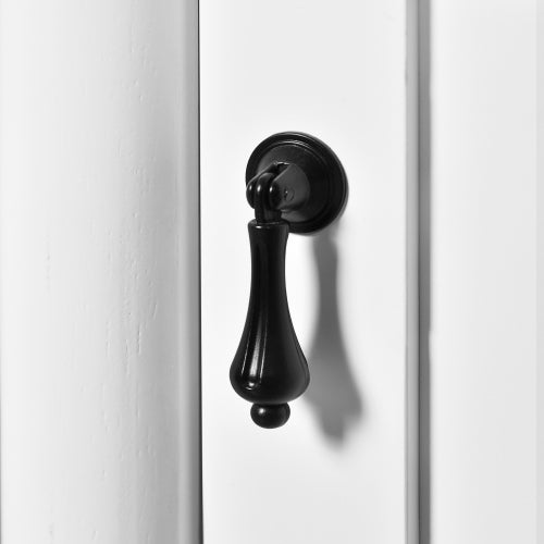 18-Inch Modern Bathroom Vanity with Sink, Modern Bathroom Storage Cabinet with Door, Freestanding Small Space Bathroom Cabinet, Single Sink Cabinet with Adjustable Shelf, White