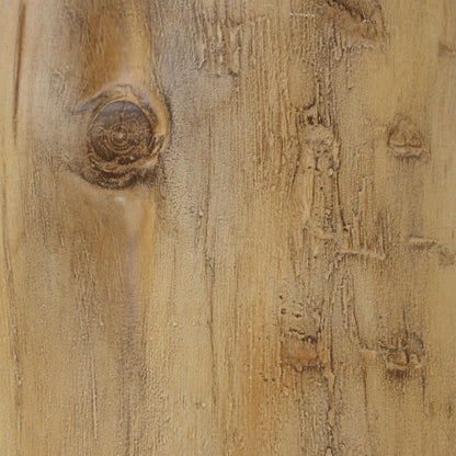 Outdoor 14.25inch MGO Side Table, Hand-Painted Wood Stump