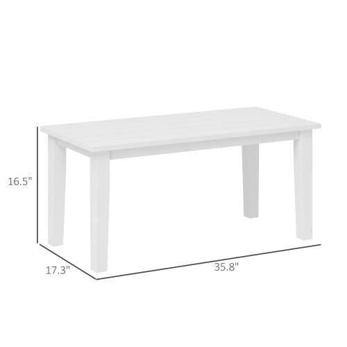Outdoor Table,Rectangle Outdoor Coffee Table