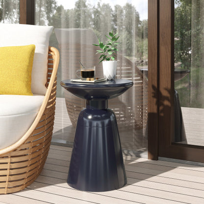 Outdoor Metal end Table -Large