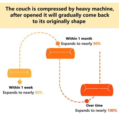 Green L-Shaped 2-Seat Boneless Teddy-Fabric Modular Sofa Curved Armrest No-Assembly Non-Slip