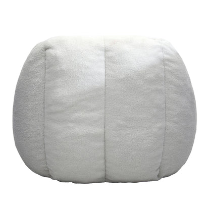 Tufted Faux Fur Memory Foam Bean Bag Chair with Armrests for Adults Kids Dorm Apartment Living Room