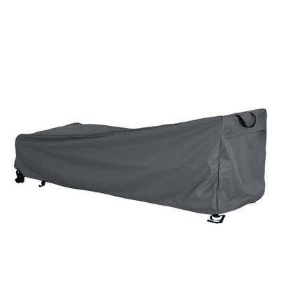 Shield Outdoor Slope Chaise Lounge Cover, Dark Gray