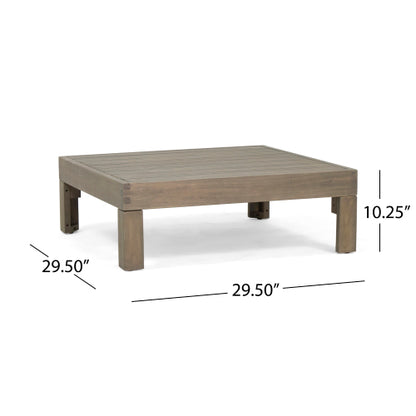 OANA LEFT CORNER BENCH AND COFFEE TABLE. DARK GREY