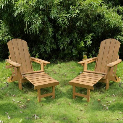 2-Piece All-Season Outdoor Lounge Chairs For Patio Leisure & Garden Relaxation Moments