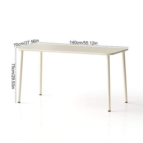 Sella long table outdoor dining table villa courtyard balcony table outdoor leisure table simple garden waterproof table