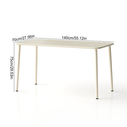 Sella long table outdoor dining table villa courtyard balcony table outdoor leisure table simple garden waterproof table