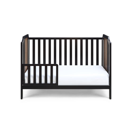 3-in-1 Convertible Crib Black/Brownstone