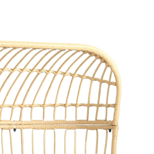 Palos Outdoor Wicker Loveseat - Light Brown