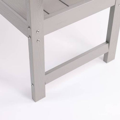 Minimalist Light Gray bench Environmentally friendly and recyclable, suitable for both indoor and outdoor use. Just wipe it clean when it gets dirty