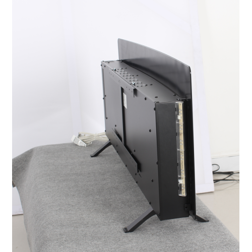 48 inch Curved Front Wall Mounted Electric Fireplace with remote and multi color flame & emberbed