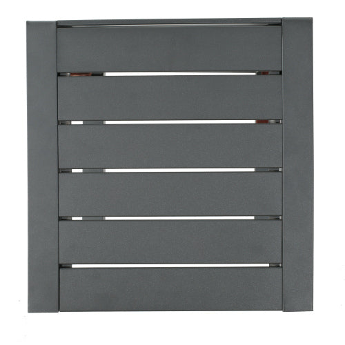 CAPE CORAL ALU C-SHAPED TABLE GREY