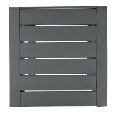 CAPE CORAL ALU C-SHAPED TABLE GREY