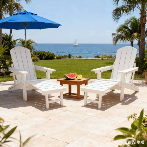2-Piece All-Season Outdoor Lounge Chairs Perfect For Patio Chats & Garden Leisure Gatherings