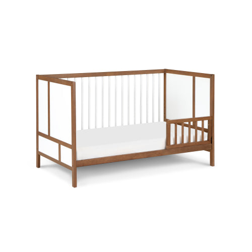 3-in-1 Crib in Walnut/White