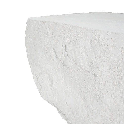 Cleo Outdoor Paito Modern Minimalist MGO Side Table, White