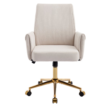 Mid-back liftable office chair, striped fabric, and ergonomically designed, is an excellent choice for working, studying or relaxing. The mid-back design provides a better sitting experience,White