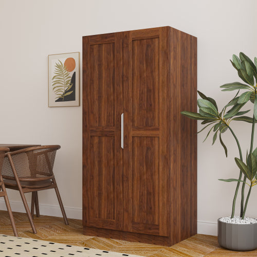 62.99in Kitchen Pantry Cabinet, Walnut Freestanding Buffet Cupboards Sideboard with Doors & Shelves