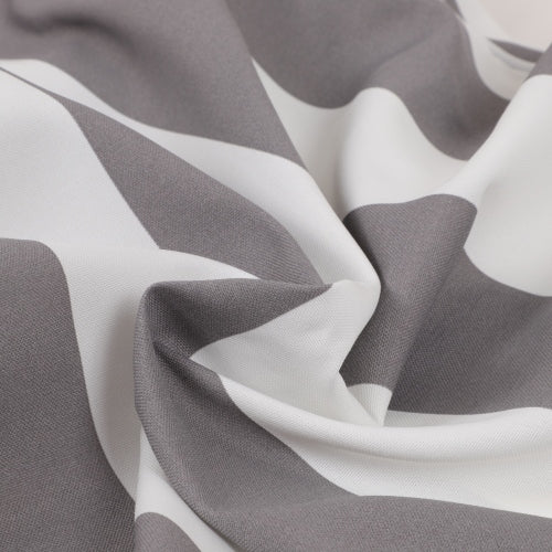 2PCS Set Outdoor Lounge Chair Cushion Replacement Patio Funiture Seat Cushion Chaise Lounge Cushion-Grey/white