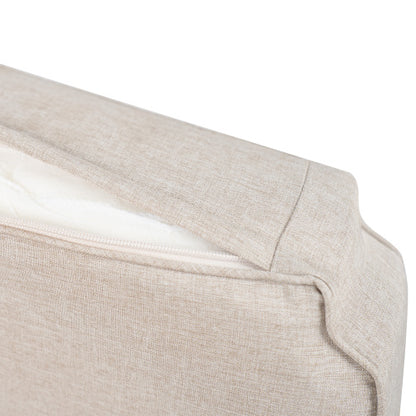 Mallorca Acacia Wood Club Chair With Seat Cushion, Set of 1