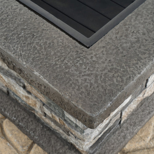 28" SQUARE MGO FIRE PIT