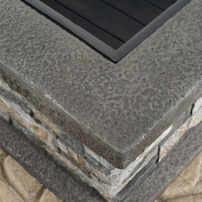 28" SQUARE MGO FIRE PIT