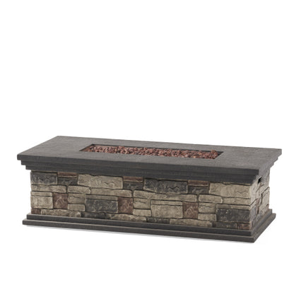 RECTANGLE MGO FIRE PIT - 50 000 BTU