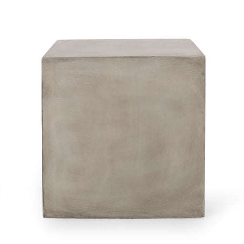 Outdoor MGO Side Table ,Light Grey