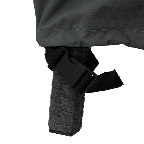 SHEILD PATIO OUTDOOR 3 SEATER COVER, DARK GRAY