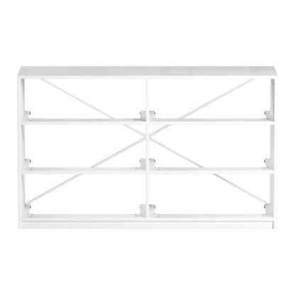 6-Drawer Dresser with Large Fabric Drawers, White