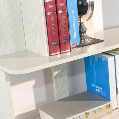 64.56 Inch 5-Tier Open MDF Bookshelf Free Combination Anti-Tip Design Multi-Color Household Display Shelf