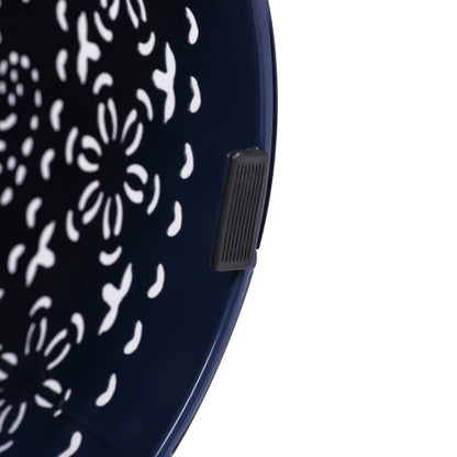 SOLAR SIDE TABLE,DARK BLUE COLOR