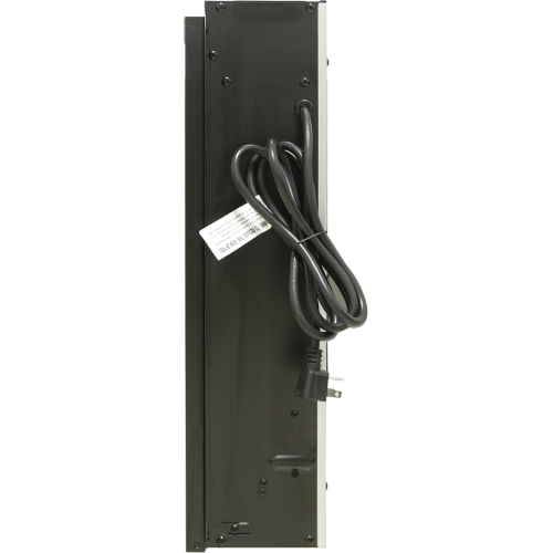 23 inch electric fireplace insert, ultra thin heater with log set & realistic flame, remote control with timer, overheating protection