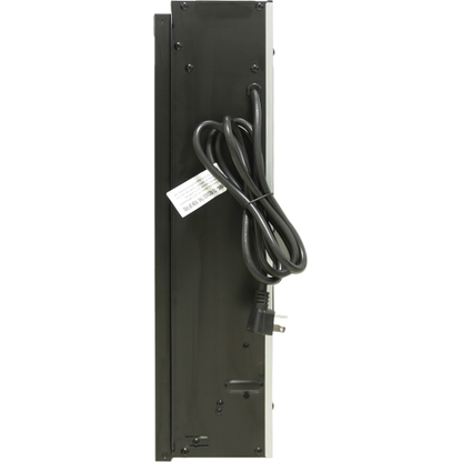 23 inch electric fireplace insert, ultra thin heater with log set & realistic flame, remote control with timer, overheating protection