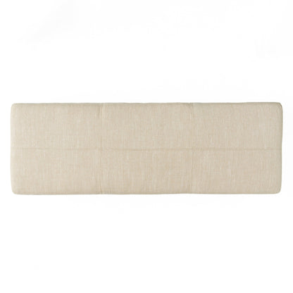 Upholstered Storage Ottoman, Solid Wooden Legs (old sku 57742.00LBE)