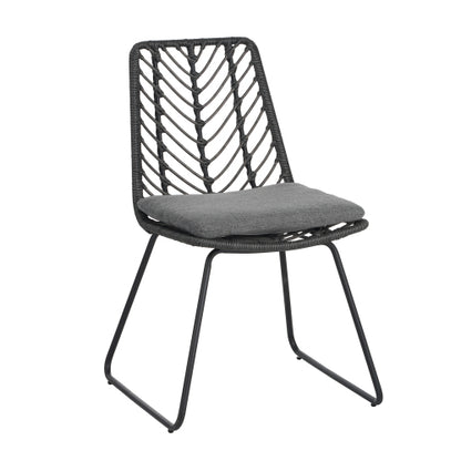 DEJA CHAIR,2PCS with 2 Cushions,Gray