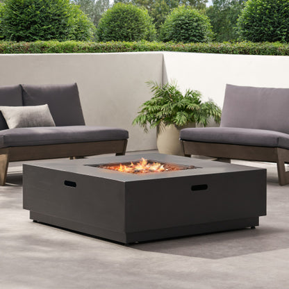 40  SQUARE IRON FIRE PIT - 50 000 BTU