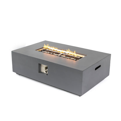 Concrete Propane/Natural Gas Fire Pit Table