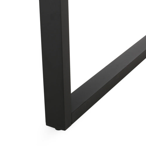 Outdoor Aluminum Dining Table, Black