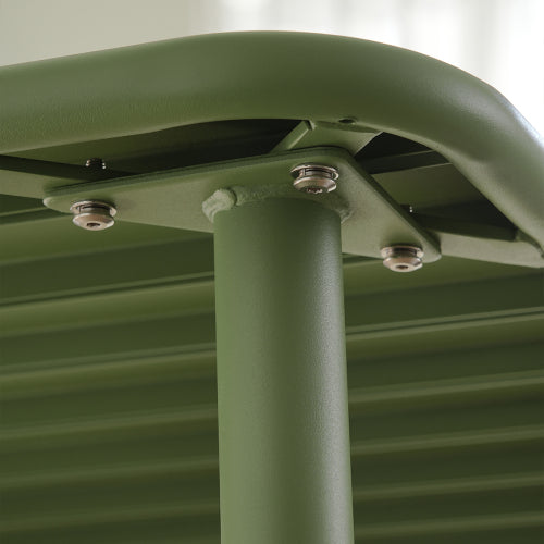 Sera square table (green) outdoor courtyard table villa open air dining table waterproof table retro American modern simple balcony table coffee table