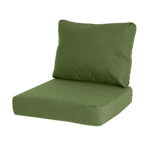 Noah Outdoor Club Chair Cushion Set, Seat Cushion and Back Cushion, Green